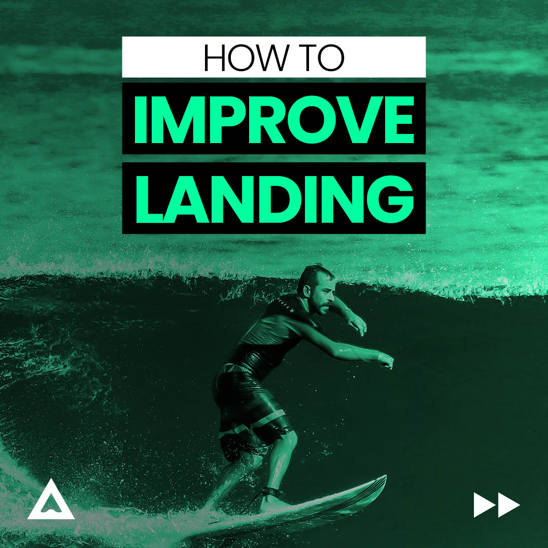 how to improve landing in surfing